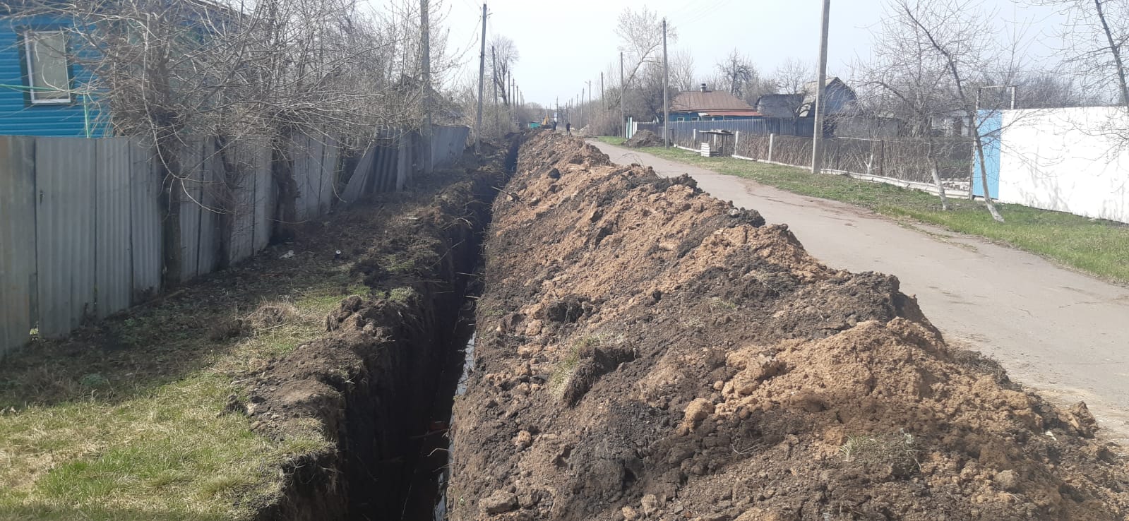 О реализации проекта по ремонту водопроводных сетей в с.Лещаное.